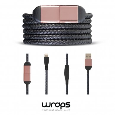 Wraps Lightning Rose Gold (Lightning to USB)