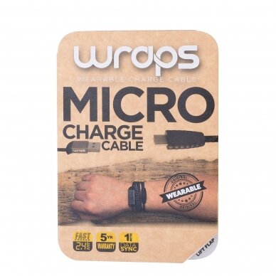 Wraps Micro-USB Black (Micro-USB to USB) 5