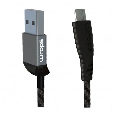 Wraps Micro-USB Black (Micro-USB to USB)