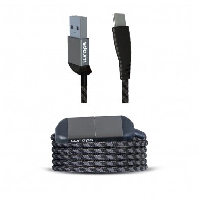 Wraps USBC Black (USB-C to USB) 1