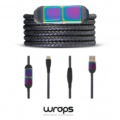 Wraps USBC Oil Slick (USB-C to USB)